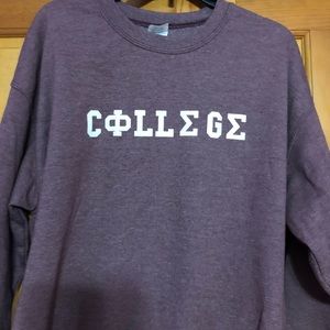 Phi Sigma Sigma College Sweatshirt